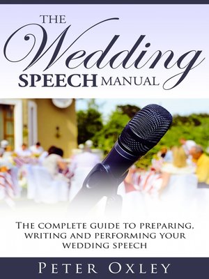 cover image of The Wedding Speech Manual
